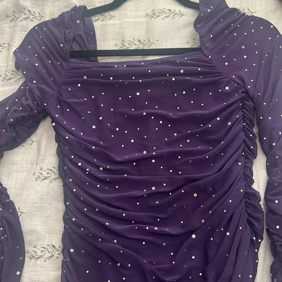 Purple sequin dress - Picture 4 of 4